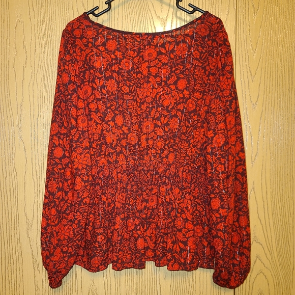 NWT Knox Rose Floral Top XXL - Picture 2 of 5